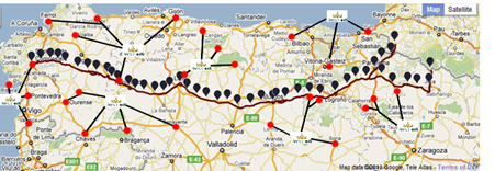 Camino Route