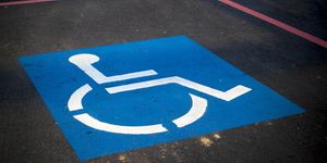 Blue Accessible Road Marking Pixabay